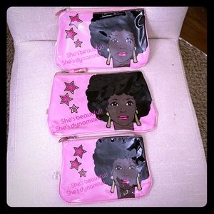 3-For-1 Black Barbie Makeup/Cosmetic Case